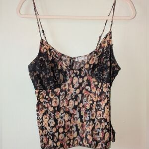 Free People Multicolor Floral Tank Top